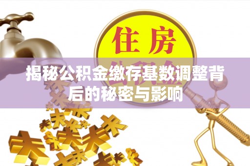 阿拉尔揭秘公积金缴存基数调整背后的秘密与影响
