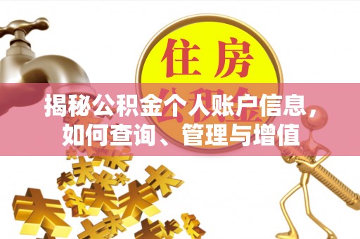 阿拉尔揭秘公积金个人账户信息，如何查询、管理与增值