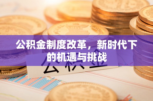 阿拉尔公积金制度改革，新时代下的机遇与挑战