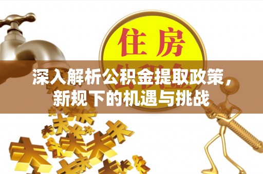 阿拉尔深入解析公积金提取政策，新规下的机遇与挑战
