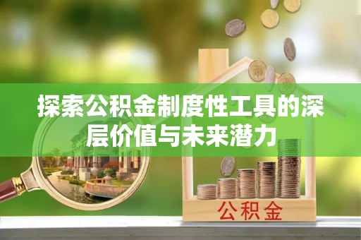 阿拉尔探索公积金制度性工具的深层价值与未来潜力