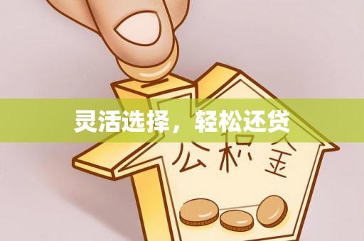 阿拉尔灵活选择，轻松还贷