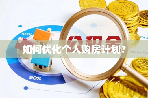 阿拉尔如何优化个人购房计划？