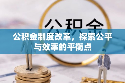阿拉尔公积金制度改革，探索公平与效率的平衡点